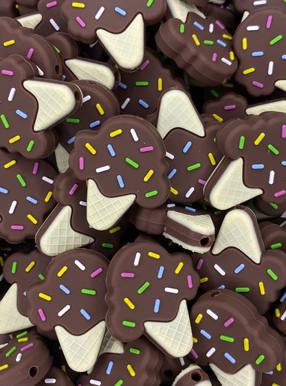 Ice Cream Cone Focal Bead
