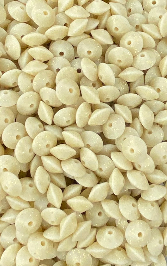 Rapunzel Glitter 12mm Lentil