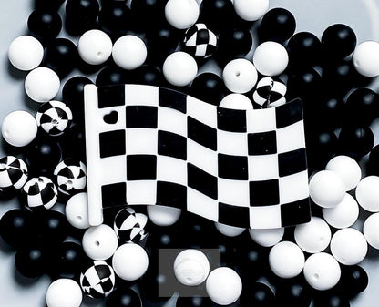 Checkered Flag Teether