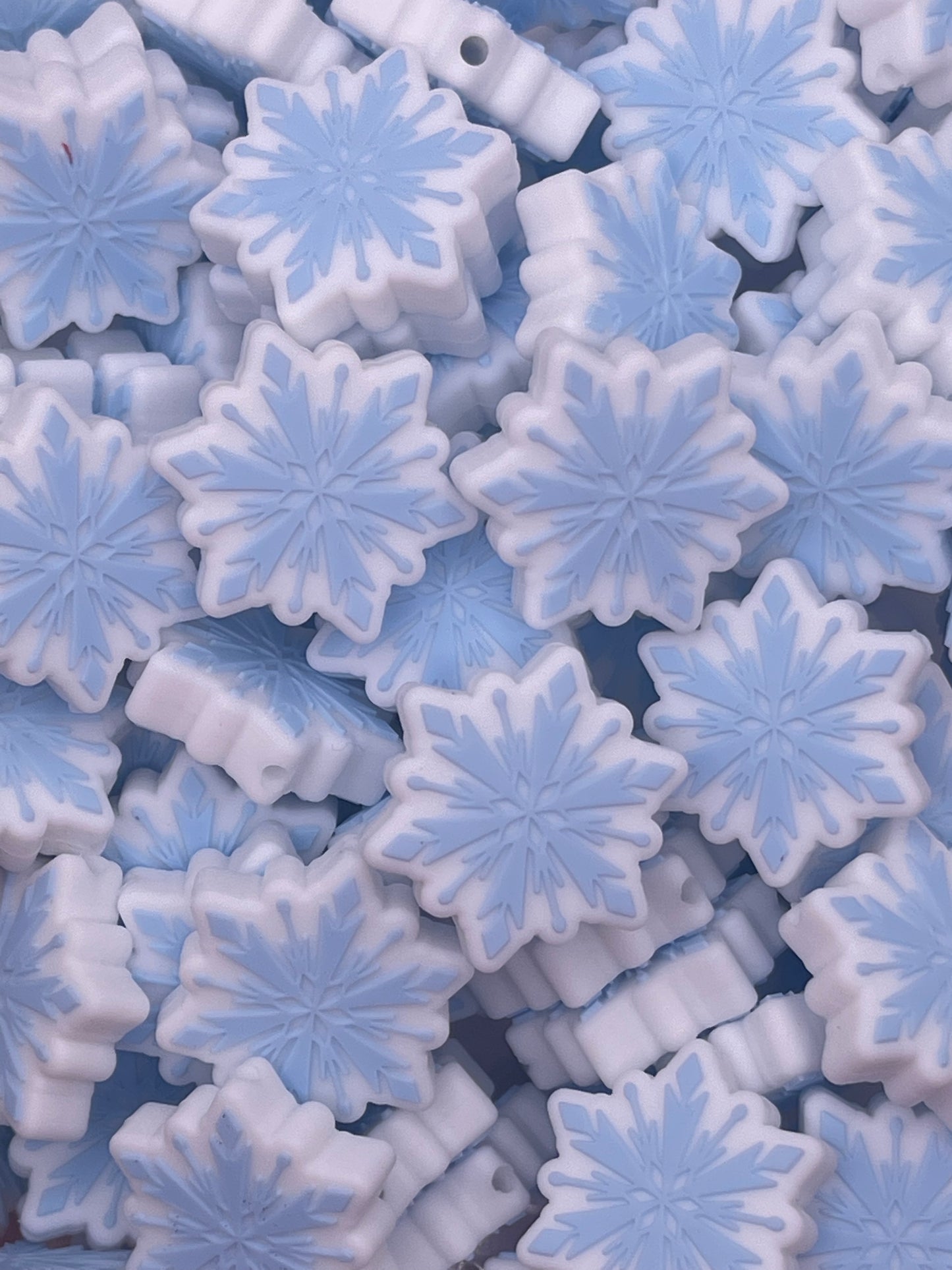 Frozen Snowflake Focal Bead