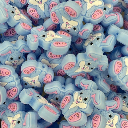Perle focale de lapin d’oreille souple
